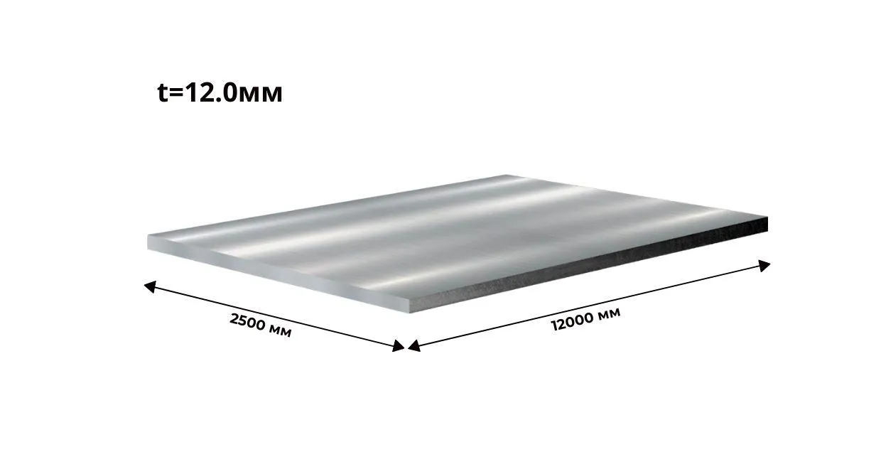 Мостовая сталь 15ХСНД 12 мм 2500х12000 
