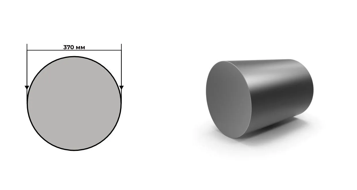 поковка 09Г2С 370 прессовая с отжигом обточенная ГОСТ 8479-70 