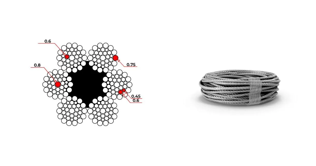Канат стальной 13.5 ГОСТ 7668-80 