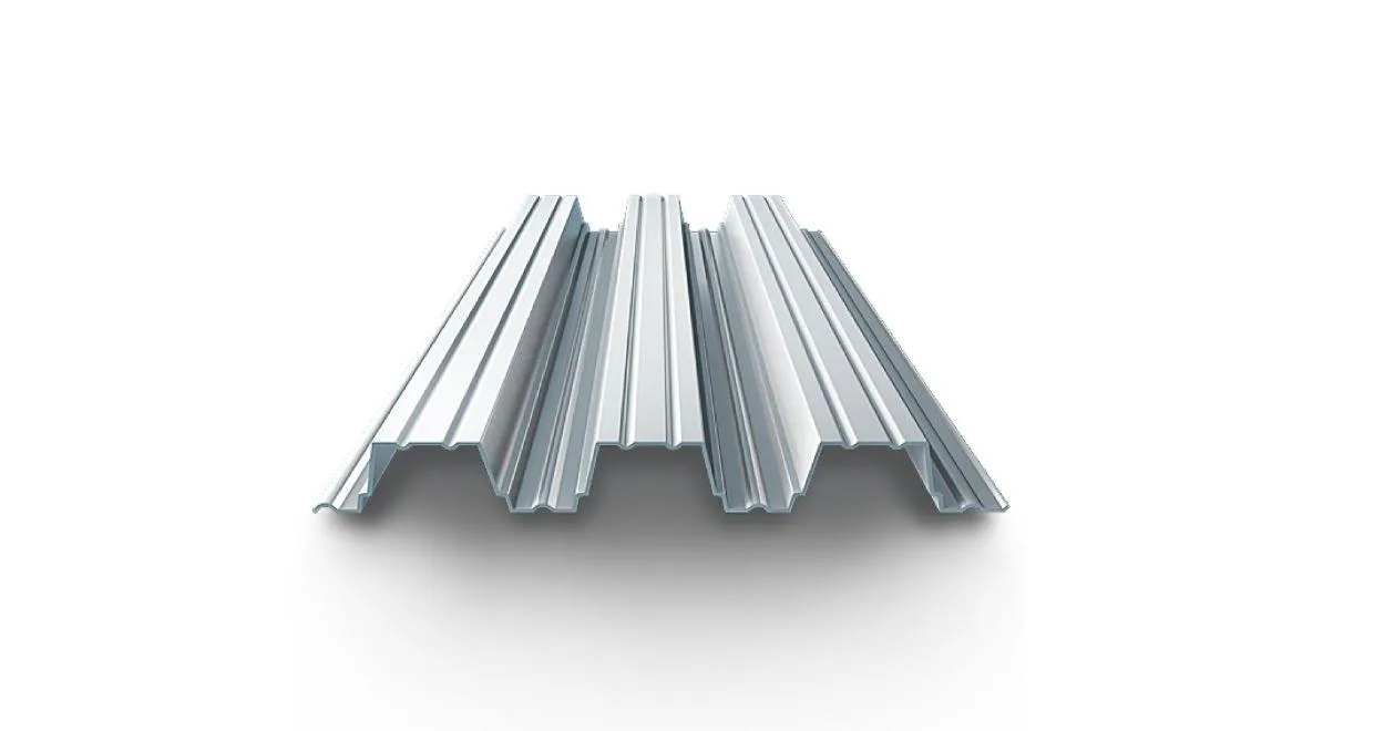 профнастил Н114 0,8 мм ширина 750 мм оцинкованный 